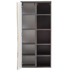 Halboffener Badschrank in Wildeiche Optik - Breznia^Wohnen Outlet