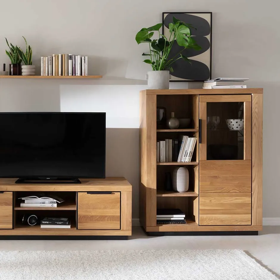 Halboffenes Highboard mit vier Fächern - Vlacoma^Wohnen Online