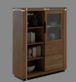 Halboffenes Highboard mit vier Fächern - Vlacoma^Wohnen Online