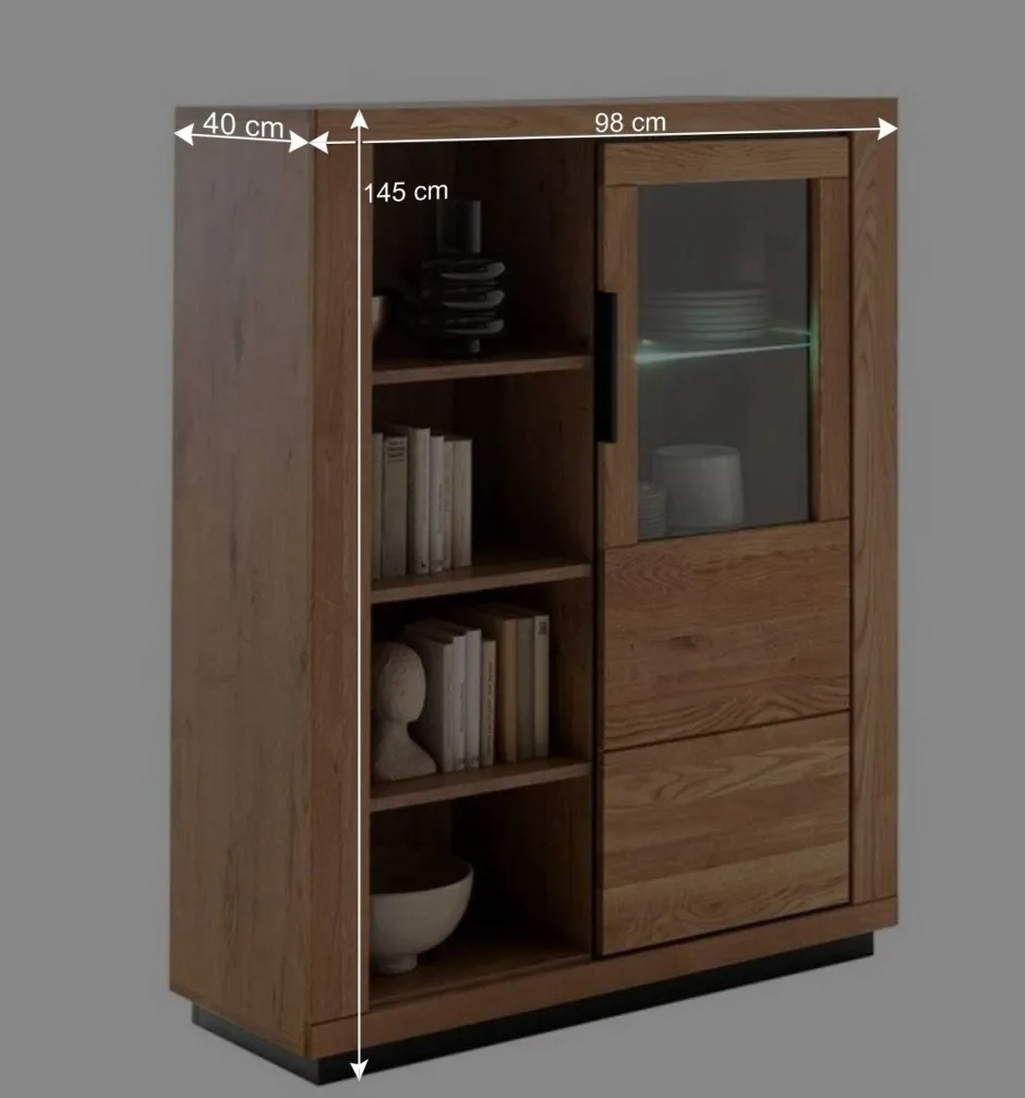 Halboffenes Highboard mit vier Fächern - Vlacoma^Wohnen Online