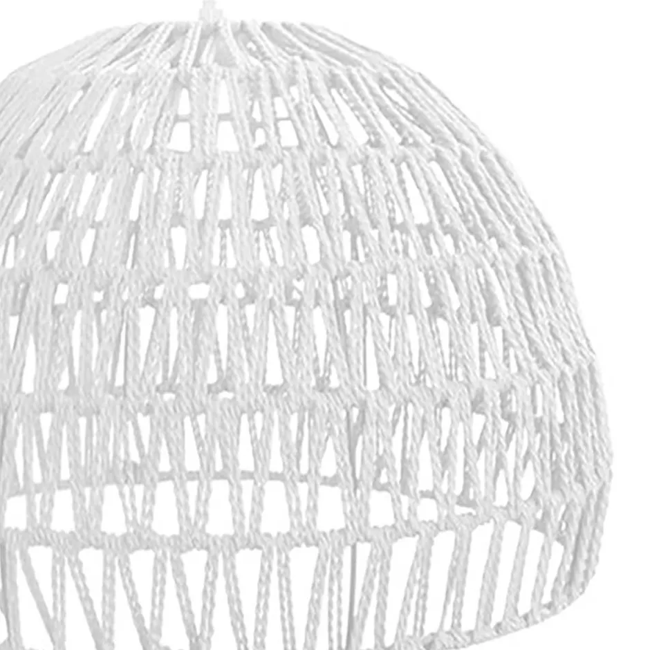 Halbrunde Hängelampe im Scandi Style in Weiß - Biatrore^Wohnen Discount