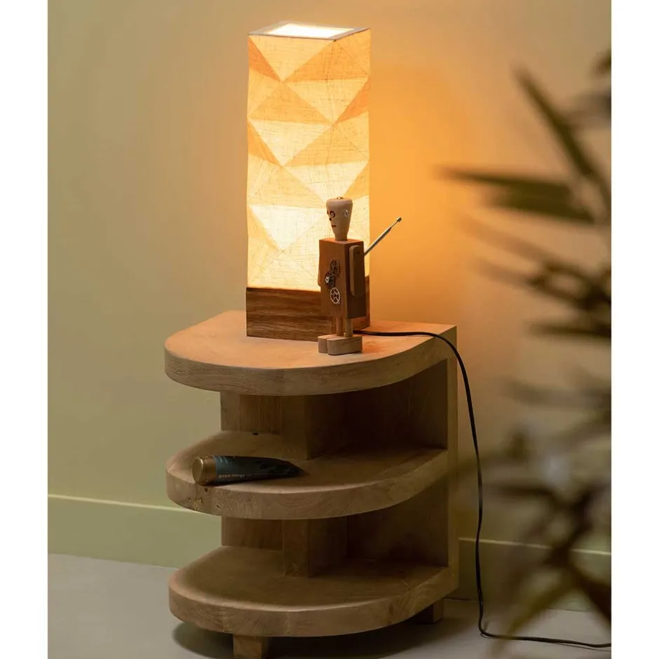 Wohnen Halbrunder Beistelltisch im Skandi Design - Fuxiata