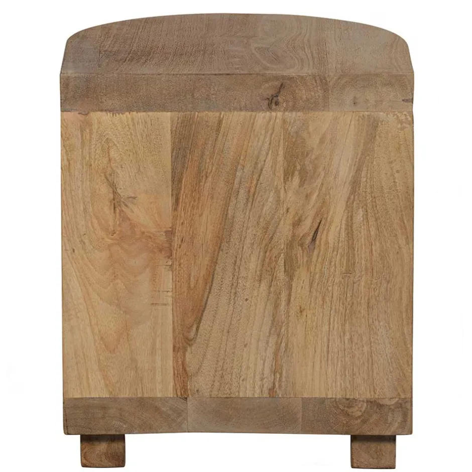 Wohnen Halbrunder Beistelltisch im Skandi Design - Fuxiata