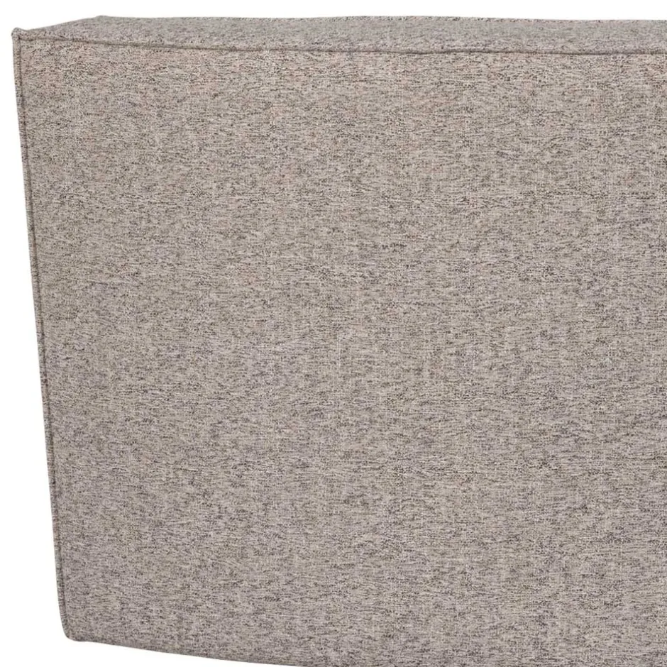 Wohnen Halbrundes Esstisch-Sofa in Beigegrau meliert - William