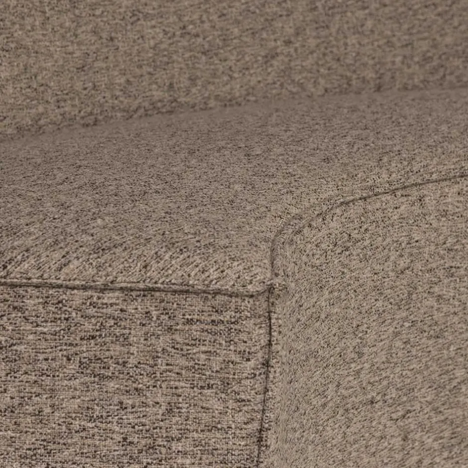 Wohnen Halbrundes Esstisch-Sofa in Dunkelbraun - Sentiagamo