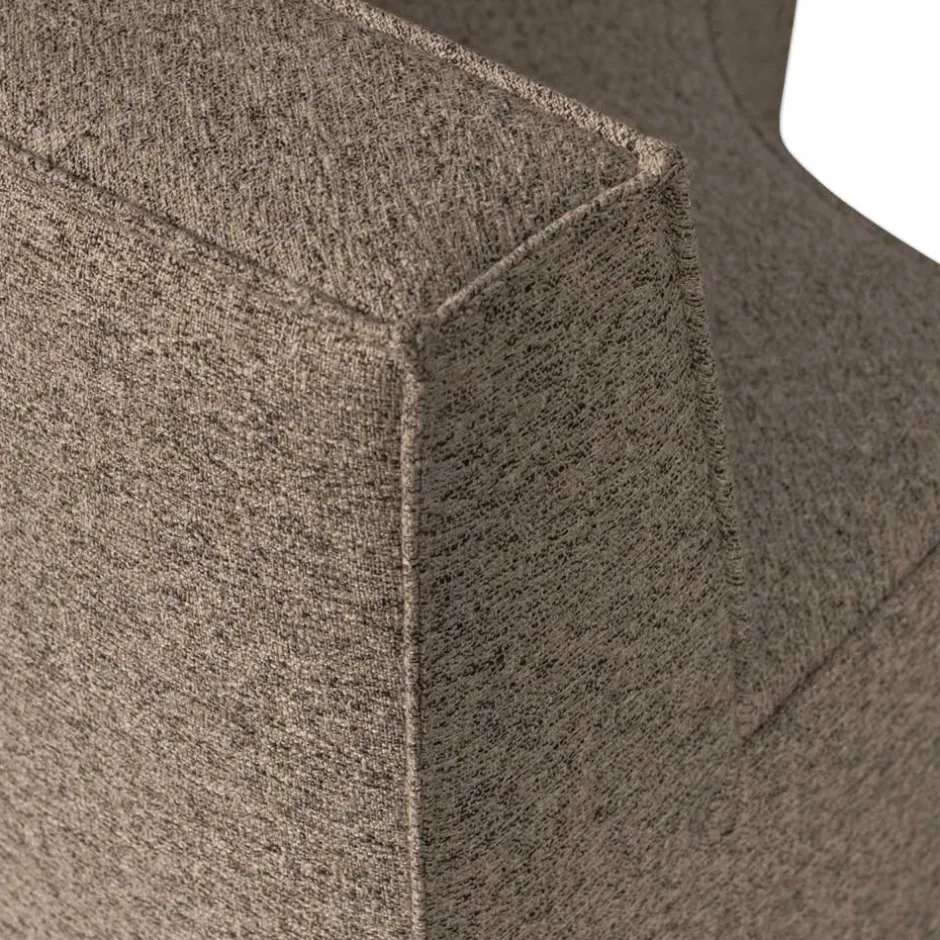 Wohnen Halbrundes Esstisch-Sofa in Dunkelbraun - Sentiagamo