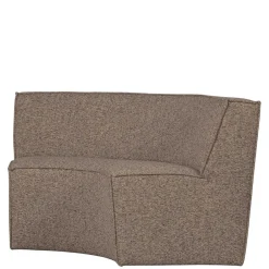 Wohnen Halbrundes Esstischsofa in Dunkelbraun - Sentiagamo