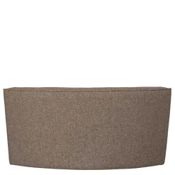 Wohnen Halbrundes Esstischsofa in Dunkelbraun - Sentiagamo