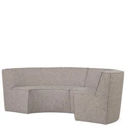 Halbrundes Sofa für den Esstisch - William (zweiteilig)^Wohnen Discount