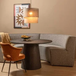 Halbrundes Sofa für den Esstisch - William (zweiteilig)^Wohnen Discount