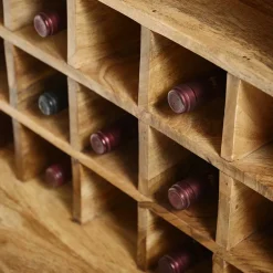 Hausbar im Fass Design aus Mangobaum Holz - Croadiva^Wohnen Outlet