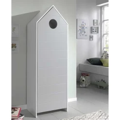 Hausform Kinderschrank in Grau - Indefiva^Wohnen New