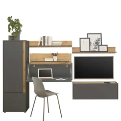 Heimbüro Einrichtung Set - Ahilav (fünfteilig)^Wohnen Hot