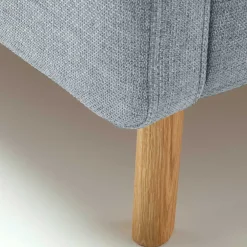 Wohnen Hellblaues Polsterbett mit Bettkasten - Annelie