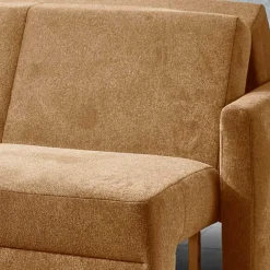 Wohnen Hellbraune Schlafcouch hochwertig - Furciano