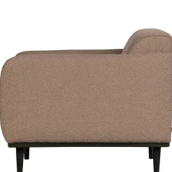 Wohnen Hellbrauner Boucle Sessel mit Federkern - Bratannio