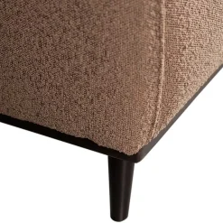 Wohnen Hellbrauner Boucle Sessel mit Federkern - Bratannio