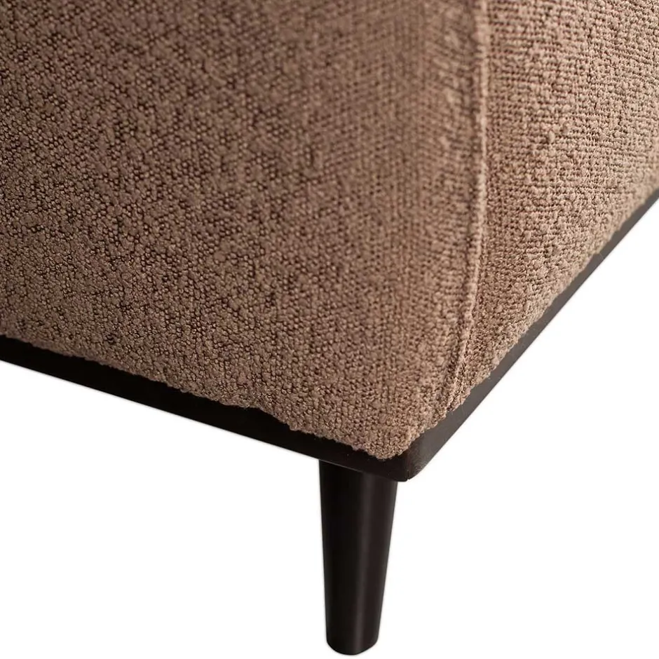 Wohnen Hellbrauner Boucle Sessel mit Federkern - Bratannio