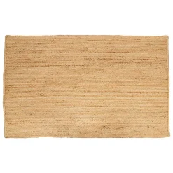 Wohnen Hellbrauner Teppich aus Jute - Cranos