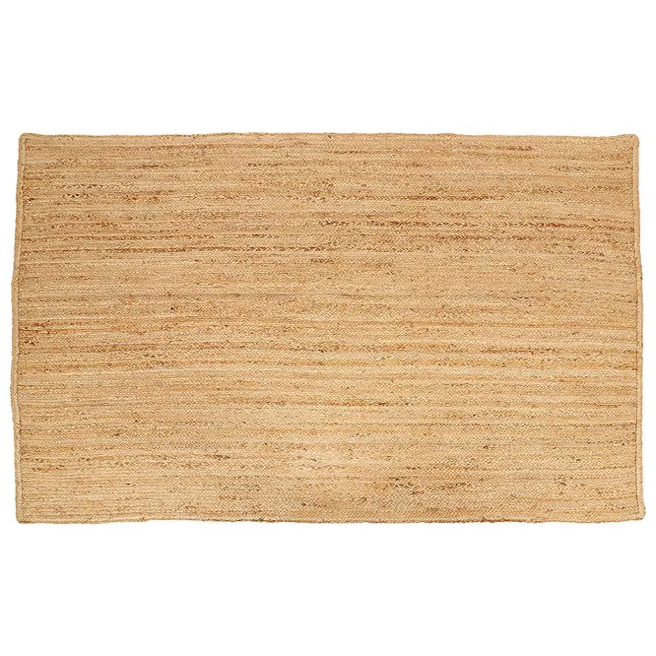 Wohnen Hellbrauner Teppich aus Jute - Cranos
