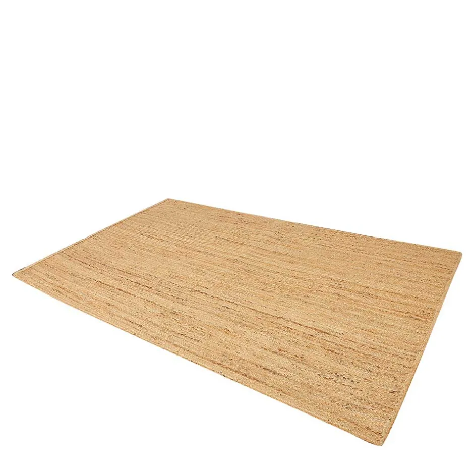 Wohnen Hellbrauner Teppich aus Jute - Cranos