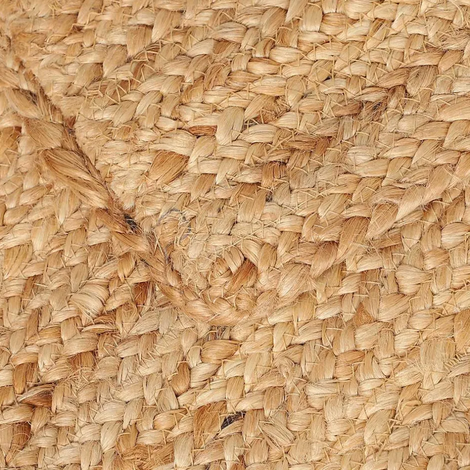 Wohnen Hellbrauner Teppich aus Jute - Cranos