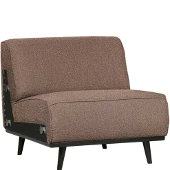 Hellbraunes Modulsofa-Element aus Boucle - Nyons^Wohnen Clearance