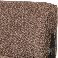 Hellbraunes Modulsofa-Element aus Boucle - Nyons^Wohnen Clearance