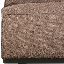 Hellbraunes Modulsofa-Element aus Boucle - Nyons^Wohnen Clearance