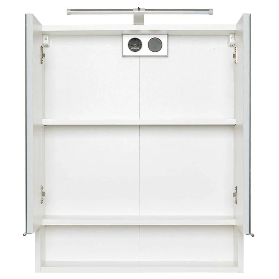 Helle Badmöbel als Set in Grau Front - Girios (vierteilig)^Wohnen Hot