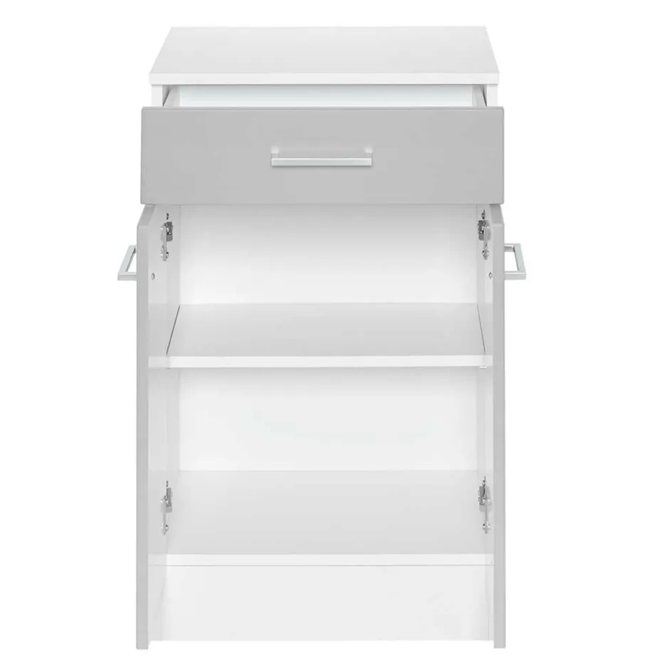 Helle Badmöbel als Set in Grau Front - Girios (vierteilig)^Wohnen Hot