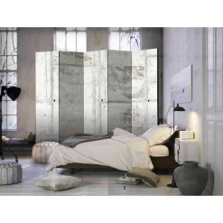 Wohnen Heller Paravent im Beton Wand Design - Eddya