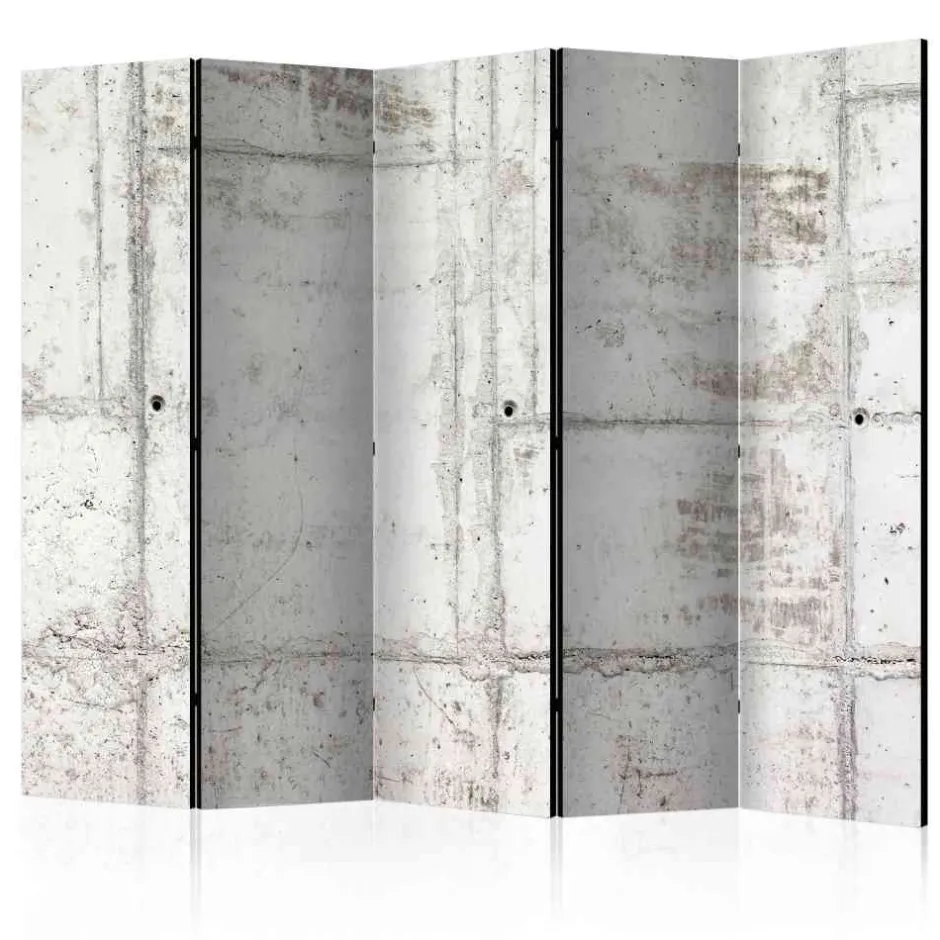 Wohnen Heller Paravent im Beton Wand Design - Eddya