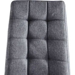 Hellgraue Polsterstühle aus Webstoff - Janny (2er Set)^Wohnen Sale