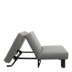 Wohnen Hellgrauer Schlafsessel mit 85 cm Breite - Miracella