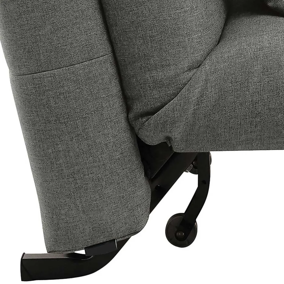 Wohnen Hellgrauer Schlafsessel mit 85 cm Breite - Miracella