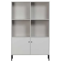 Hellgrauer Schrank mit vier Fächern - Rocca^Wohnen Online