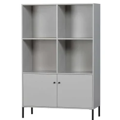 Hellgrauer Schrank mit vier Fächern - Rocca^Wohnen Online