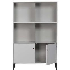 Hellgrauer Schrank mit vier Fächern - Rocca^Wohnen Online