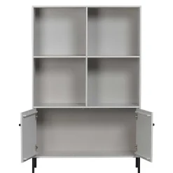 Hellgrauer Schrank mit vier Fächern - Rocca^Wohnen Online