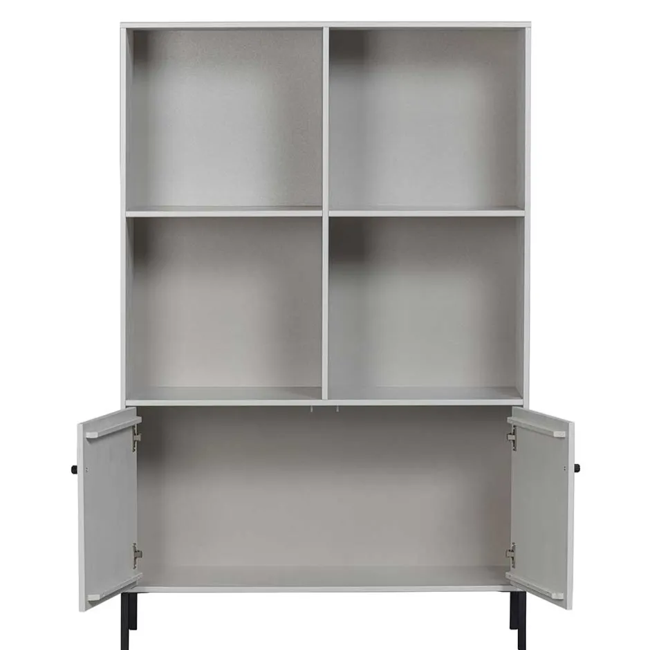 Hellgrauer Schrank mit vier Fächern - Rocca^Wohnen Online