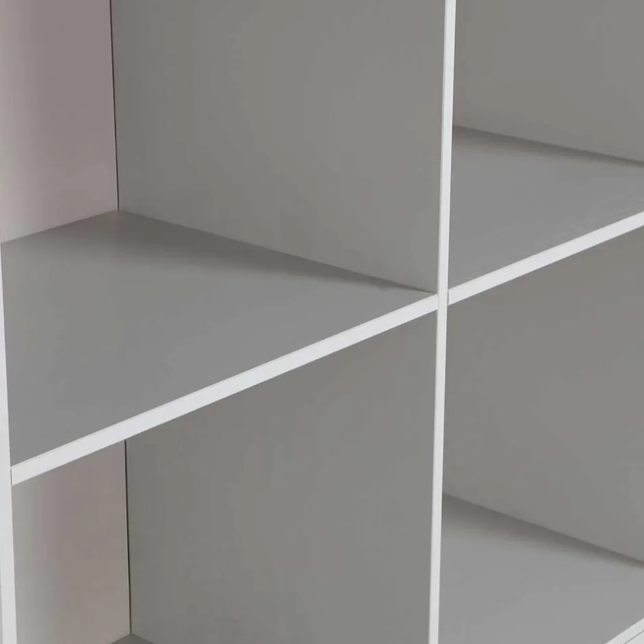 Hellgrauer Schrank mit vier Fächern - Rocca^Wohnen Online