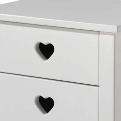 Herz Design Himmelbett in Weiß - Grandory^Wohnen