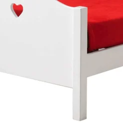Herz Design Kinderbett in Weiß - Grandory^Wohnen