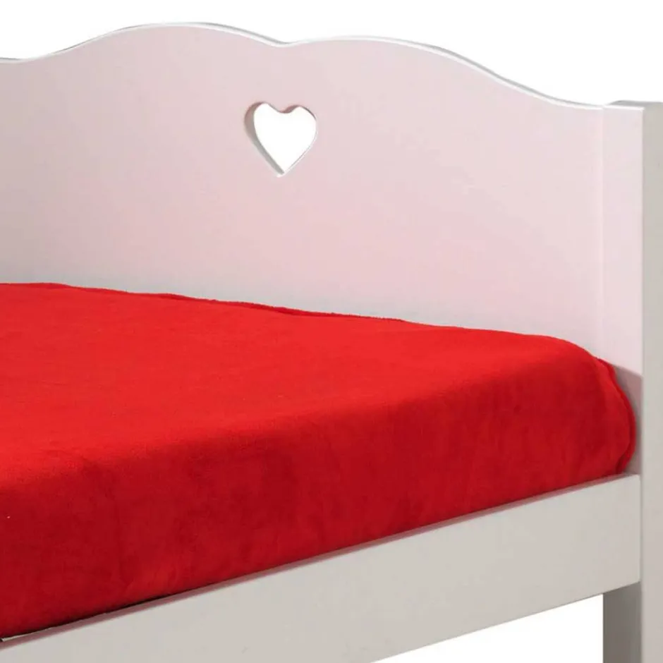 Kinder Wohnen Herz Design Kinderzimmer in Weiß - Grandory (dreiteilig)