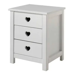 Kinder Wohnen Herz Design Kinderzimmer in Weiß - Grandory (dreiteilig)