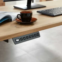 Höhenverstellbarer Bürotisch in Wildeiche - Emly^Wohnen Clearance