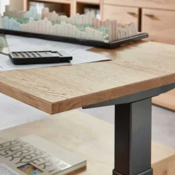 Höhenverstellbarer Bürotisch in Wildeiche - Emly^Wohnen Clearance