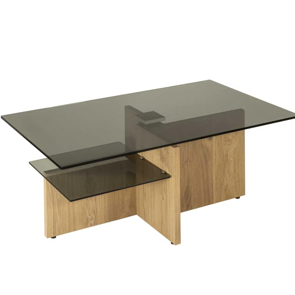 Höhenverstellbarer Couchtisch aus Parasolglas - Bonifazio^Wohnen New