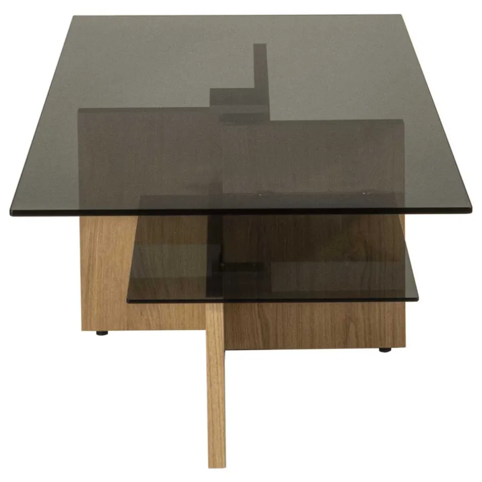 Höhenverstellbarer Couchtisch aus Parasolglas - Bonifazio^Wohnen New